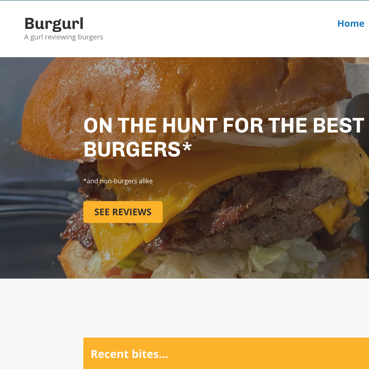 wordpress burger blog